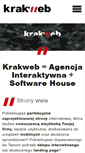Mobile Screenshot of krakweb.pl