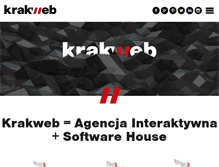Tablet Screenshot of krakweb.pl